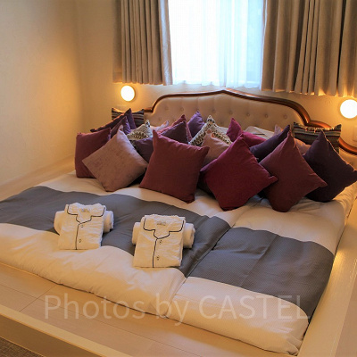 コンセプトルームのベッド