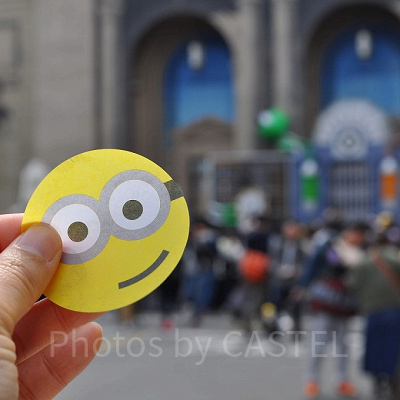 期間限定ショー「ミニオンハチャメチャワールド」のコンフェティ/USJ