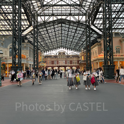 ディズニーシーの混雑状況