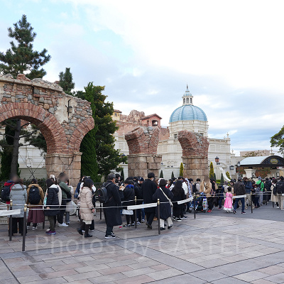 ディズニーシー12月のアトラクションの混雑状況