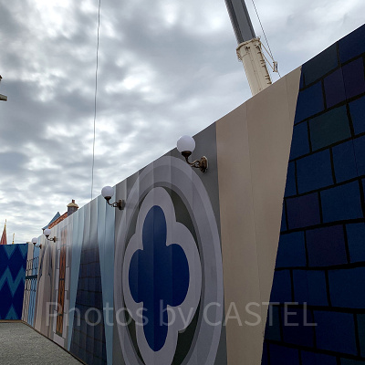 シンデレラ城の工事