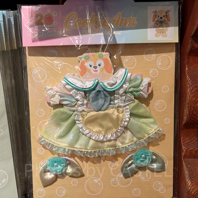 クッキーアンぬいぐるみコスチューム(ダッフィー20周年カラフルハピネスグッズ)