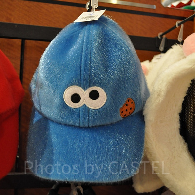 クッキーモンスターのファーキャップ