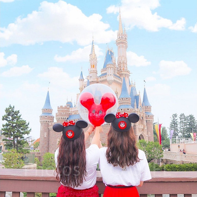 ミニーマウスのコーディネート