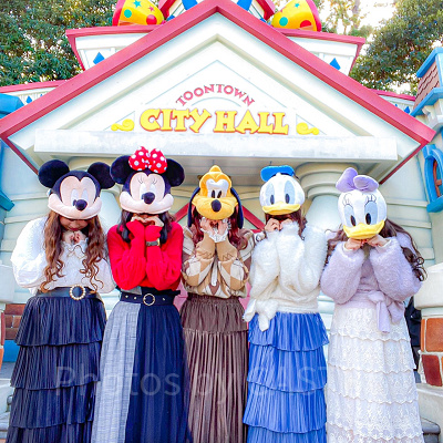 ファンキャップを使ったコーディネート