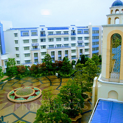 ディズニーアンバサダーホテルの中庭