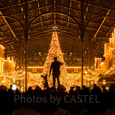 クリスマス版エレクトリカルパレードの混雑状況