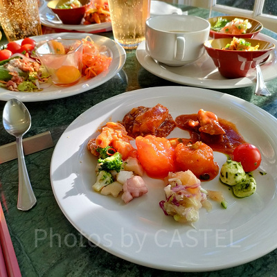 ディズニーランド食べ物：クリスタルパレス・レストランのブッフェ