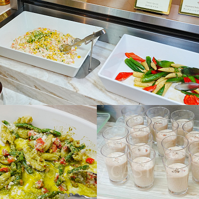 クリスタルパレス・レストランのサラダ・冷製前菜系メニュー