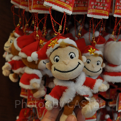 おさるのジョージ　ぬいぐるみマスコット