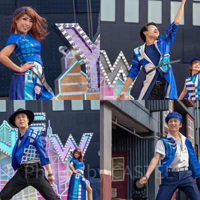 ダンサーたちが登場