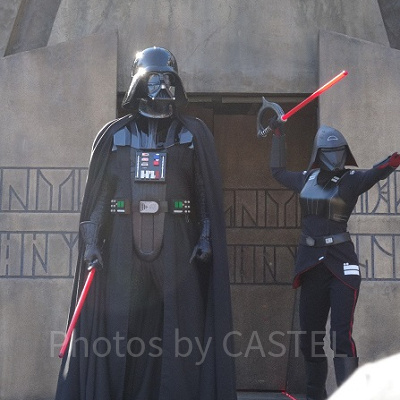 暗黒卿・ダースベーダー。映画ではもう見られない彼にも会うことができます。