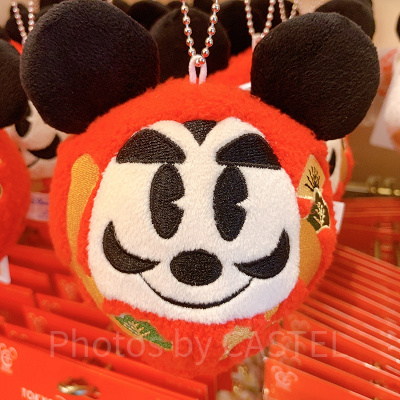 だるまミッキーぬいぐるみバッジ