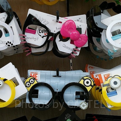 ユニバーサルスタジオジャパンの伊達眼鏡