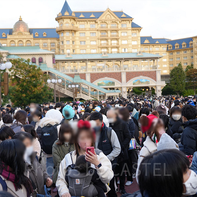 12月ディズニーランド混雑レポ：開園直前