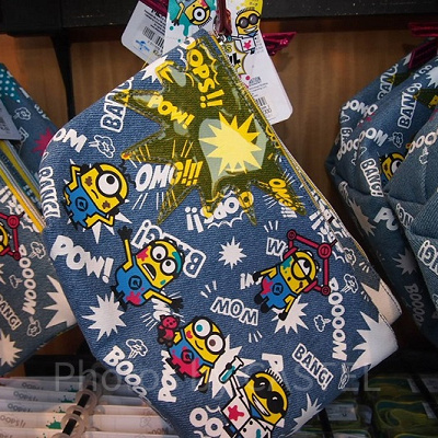 デニム地ポーチ