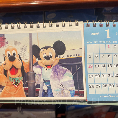 卓上カレンダーミッキーマウスと仲間たち（実写）