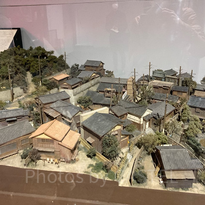 東京タワー内に展示されたジオラマ