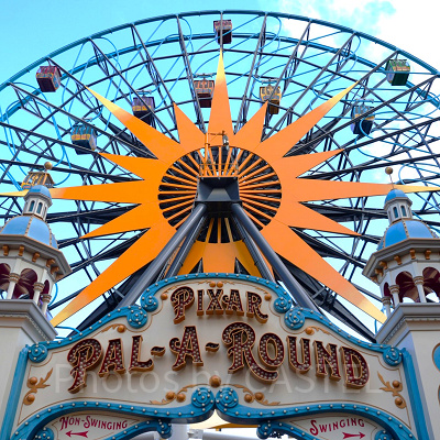 ディズニーカリフォルニアアドベンチャー：ピクサー・パル・アラウンド（観覧車）