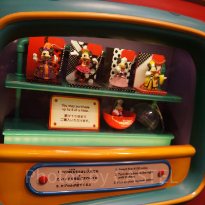 ディズニーのカプセルトイ