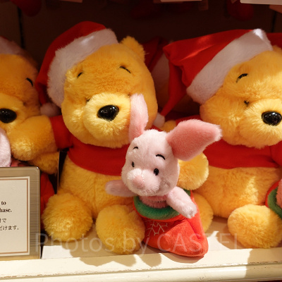 ディズニークリスマスグッズ2022：ぬいぐるみセット（プー＆ピグレット）