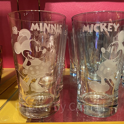 ディズニー　ミッキー　ミニーグラス