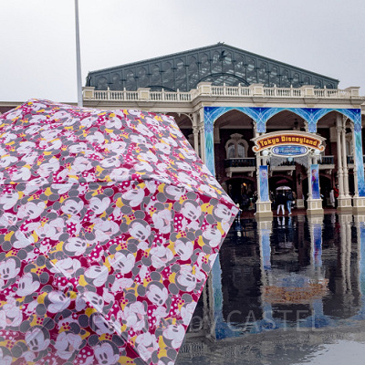 雨の日のディズニー
