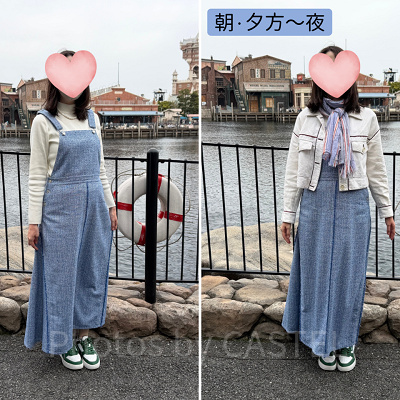 妊婦ディズニーの服装
