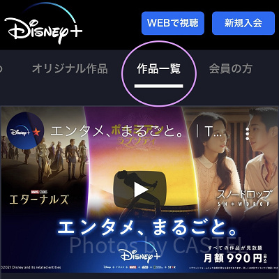 ディズニープラス 作品一覧
