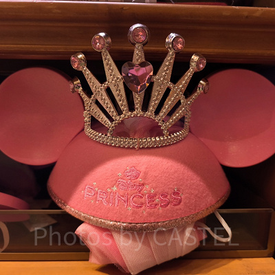 ディズニープリンセス・イヤーハット（ティアラ付）