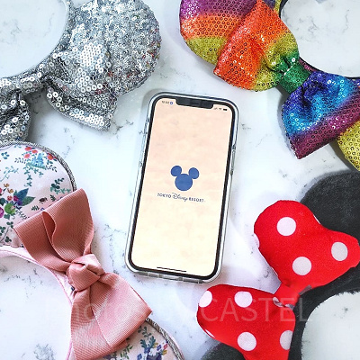 ディズニーリゾートのアプリ画面