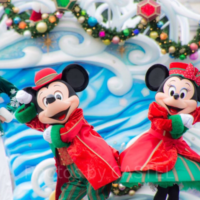 ディズニーリゾートのクリスマスケーキ