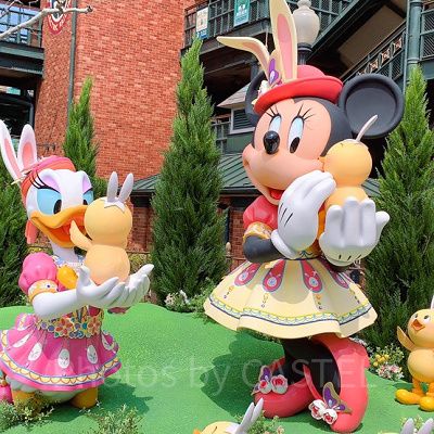 ディズニーシーイースターのデコレーション