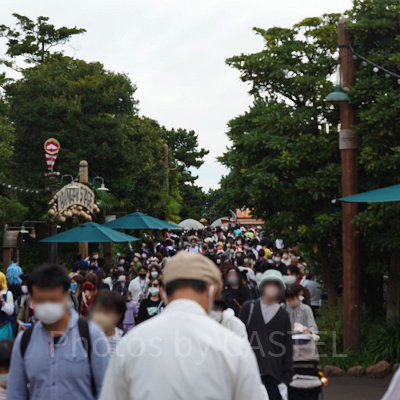 2022年10月11日(火)のディズニーシーの様子