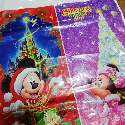 ディズニーお土産袋（クリスマスデザイン）