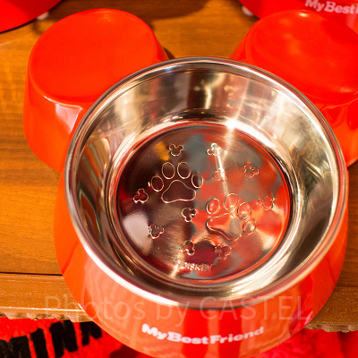 ペット用ディズニー食器（レッド）