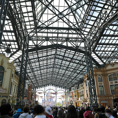 開園直後のディズニーランド