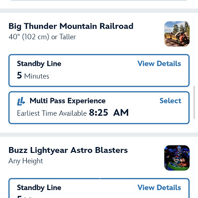 カリフォルニアアナハイムディズニー：ライトニングレーン