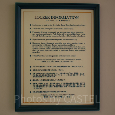 ディズニーランドのコインロッカー：Q&A