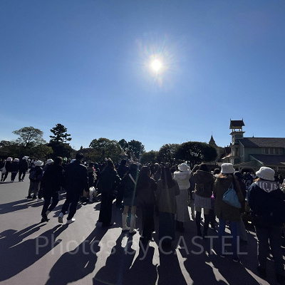 ディズニーランド混雑状況の現地レポート：パレード待ち
