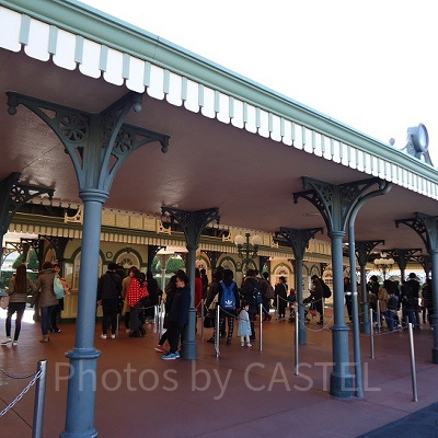 リニューアル前のディズニーランドエントランス