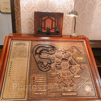 ディズニーランドの地図