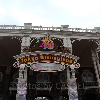 ディズニーランド5月混雑状況レポート：ワールドバザールのデコレーション