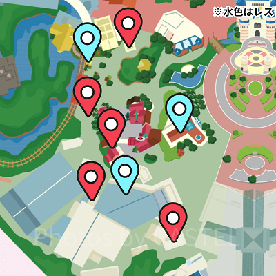 ディズニーランドのトイレマップ：アドベンチャーランド