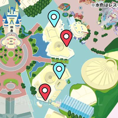 ディズニーランドのトイレマップ：トゥモローランド