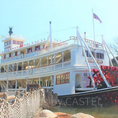 ディズニーランド：蒸気船マークトウェイン号