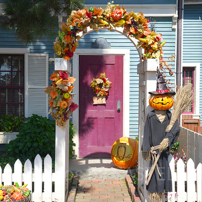 ディズニーシーのハロウィンデコレーション（ケープコッド）