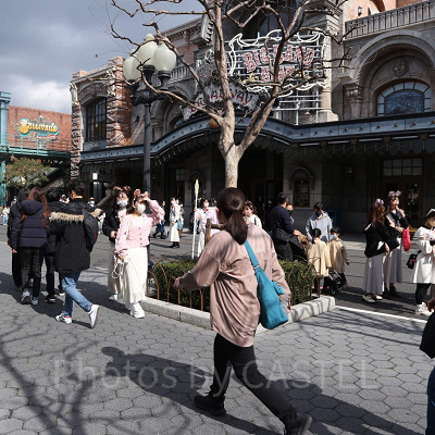 ディズニーシー3月混雑状況レポート:トイ・ストーリー・マニアの待ち列(10:00頃)