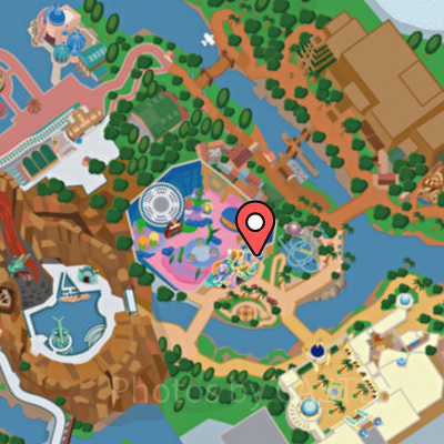ディズニーシーのトイレマップ：マーメイドラグーン