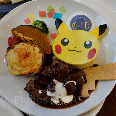 DJピカチュウハロウィーンパーティプレートセット（ユニバハロウィンフード2023）